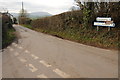 Road junction near Llanddewi Rhydderch