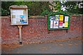 SJ8004 : Village noticeboards, Rectory Road, Donington by P L Chadwick