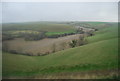 Chalk dry valley on Askerwell Down