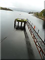 South Arm of sand mine loading pier, Lochaline