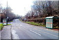 A468 bus shelters at the turning for Waterloo and Rudry