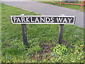 Parklands Way sign