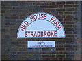 Red House Farm sign