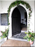 SY5590 : Door, St Mary's Church by Maigheach-gheal