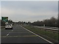 A491 approaching the A456 roundabout