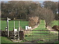 Footpath off the A61