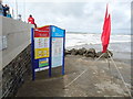 Information signs, Westward Ho! beach