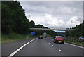 Footbridge south of Junction 7, M74