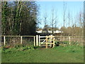 Gate On Iford Meadows,  Near Bournemouth