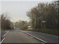 A41 at the turning for Edgmond Marsh