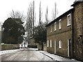 Gresham Road in a snow shower