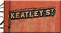 Keatley Street sign, Belfast