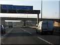 M62 motorway approaching junction 6