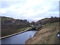 The lock below Chelburn Bridge on Rochdale Canal