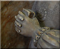 TR0142 : Detail of Mary's hands on Sir Richard Smythe memorial by Julian P Guffogg