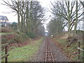 Towards Skelmanthorpe station from the level crossing