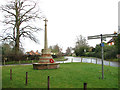 The war memorial in Nacton