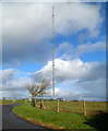 ST0274 : St Hilary transmitting mast by Jaggery