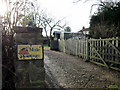 The entrance to Mole Cottage on Westfield Lane