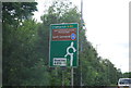 Road sign, A82