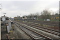 West Drayton station from the Up & Down Goods Line