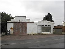 H4863 : Disused garage, Seskinore by Kenneth  Allen