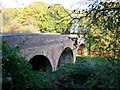SY9997 : Railway Bridge near Merley by Nigel Mykura