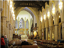 SE1633 : Bradford Cathedral - interior by Stephen Craven