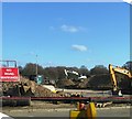 Road works, Canford Bottom