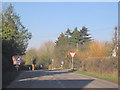 Approaching Pulley Lane Crossroads