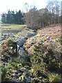 Burn and fence near Cuil an Duin