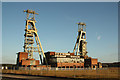 Clipstone Colliery headstocks