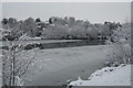 TQ8011 : Snow at Buckshole Reservoir by Julian P Guffogg