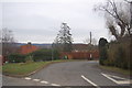 Road junction at Plaxtol Spout