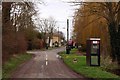 Phone box on Church Lane