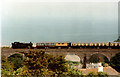 Steam Train on Viaduct Broadsands Devon 1983