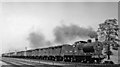 Down freight at Naas Crossing between Tuffley Junction and Haresfield