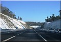 Approaching Hindhead tunnel