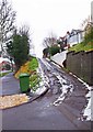 Service road for houses in Stourbridge Road, Kidderminster