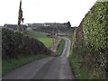 The Glen Road climbing towards the Ballylucas Cross Roads