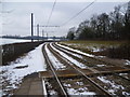 Snowy view from Gravel Hill Tramlink Stop