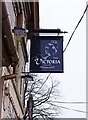 SP0073 : The Victoria (3) - sign, 113 Hewell Road, Barnt Green by P L Chadwick