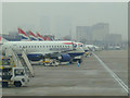 Fog at London City Airport