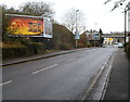 ST3188 : Advertising hoardings, Caerleon Road, Newport by Jaggery