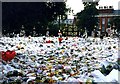 TQ2579 : Floral tributes at Kensington Palace by Steve Daniels