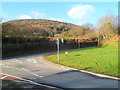 Northern end of Llwynu Lane, Abergavenny