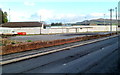 Western side of Pen-y-pound Stadium, Abergavenny