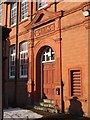 Girls Entrance to the Municipal High School