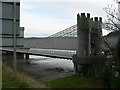 SH7877 : Two bridges, Conwy by Eirian Evans
