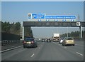 M25 - 1 mile to junction 13